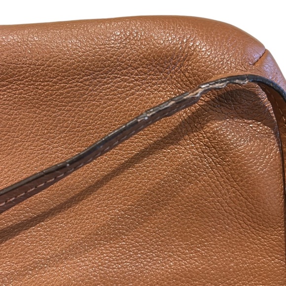 COACH Park Saddle Brown Leather Wristlet Clutch - Picture 11 of 16